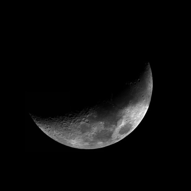 A mosaic image of the Moon made with our new CCD camera on the 14" Meade. Image by Daniel Zirzow and Mark Gorski 